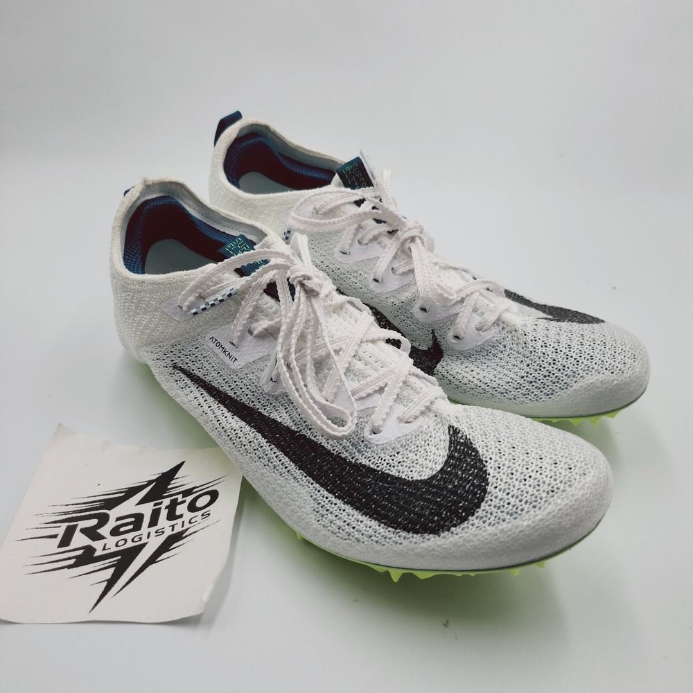 Mens Size 6 Nike Track & Field Shoes Superfly Elite 2 White Green FZ9662-100